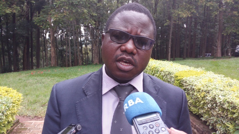 The mayor of Nyaruguru district, François Habitegeko