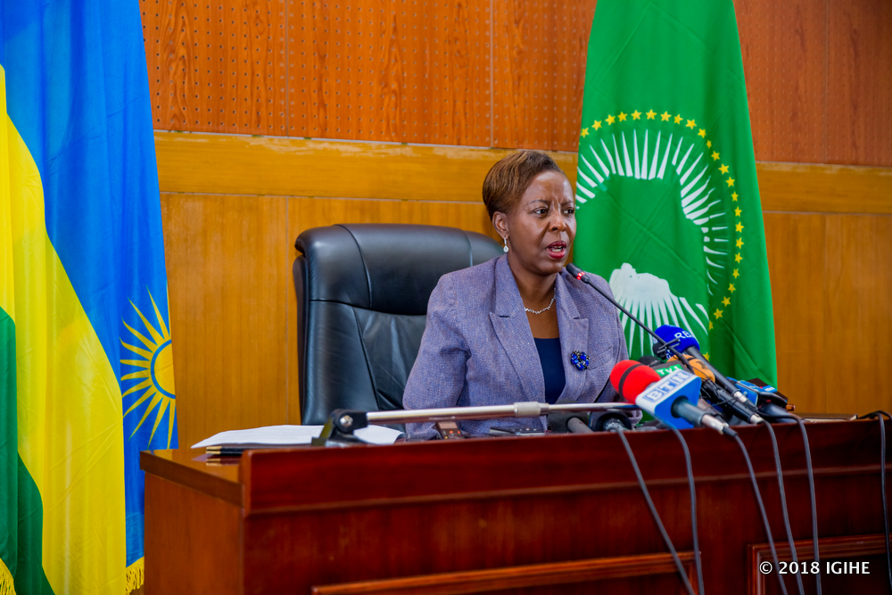 Foreign Affairs Minister and Government Spokesperson, Louise Mushikiwabo