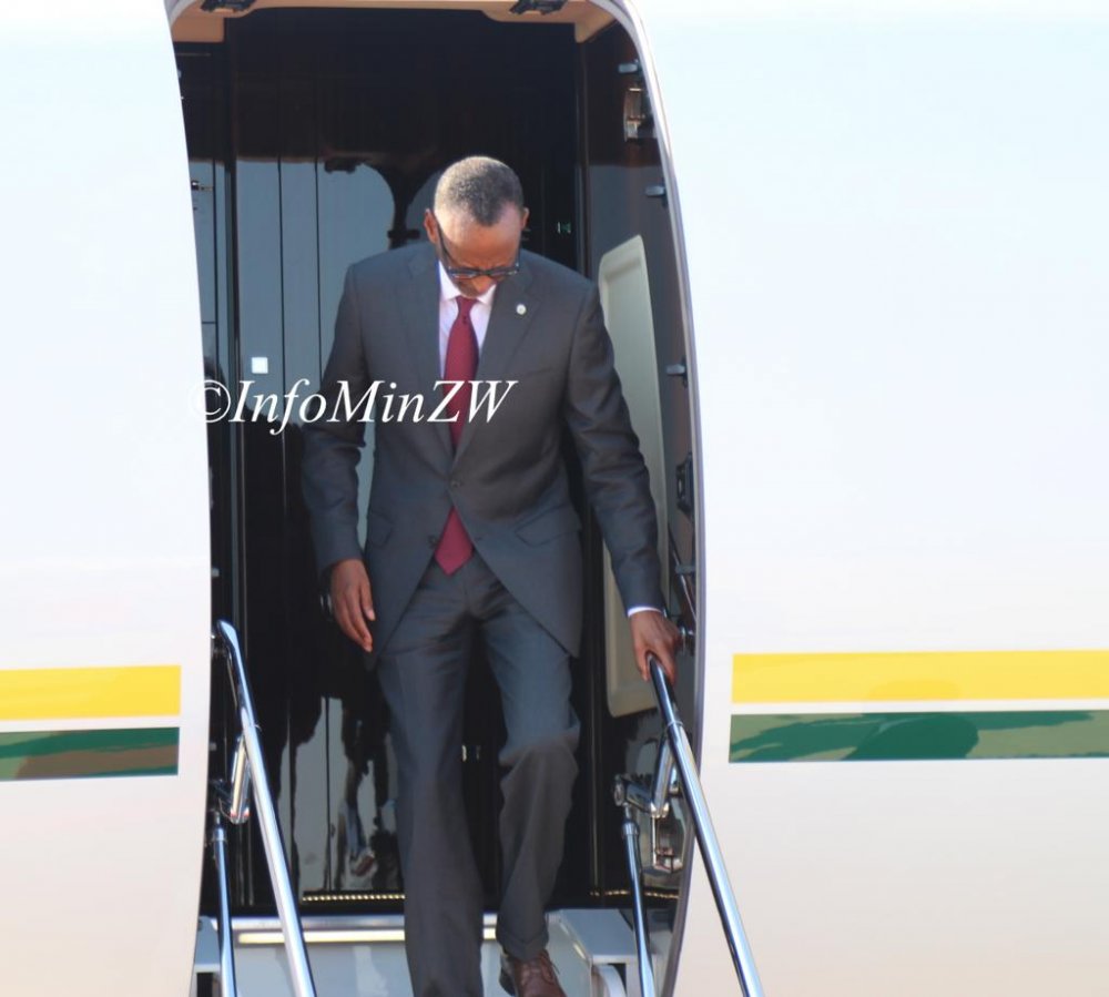 President Kagame has arrived in Zimbabwe to attend Transform Africa 2023. 