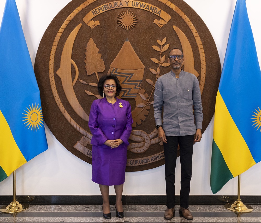President Kagame has received the CEO of AUDA-NEPAD. 