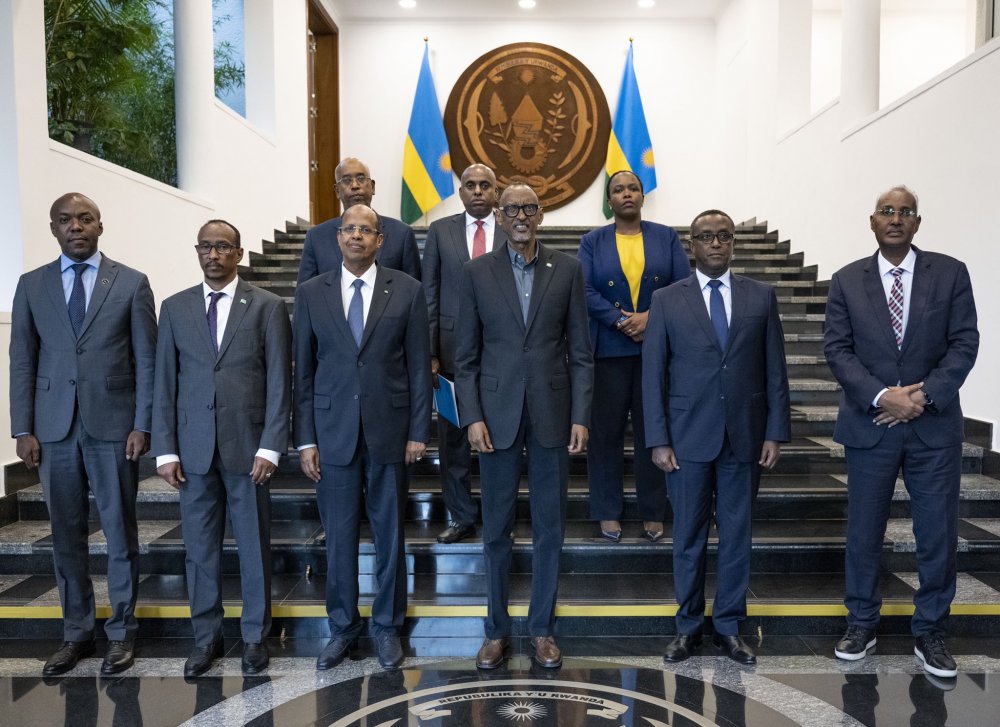 President Paul Kagame has met with a delegation from Djibouti led by Mahmoudi Ali Youssouf, Minister of Foreign Affairs. 
