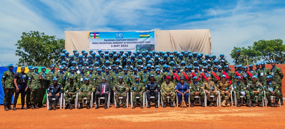 Rwandan peacekeepers are renowned for discipline and their professionalism. 