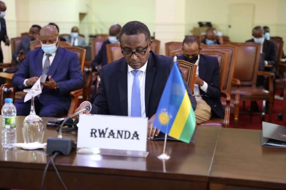 Minister Biruta led Rwanda's delegation. 