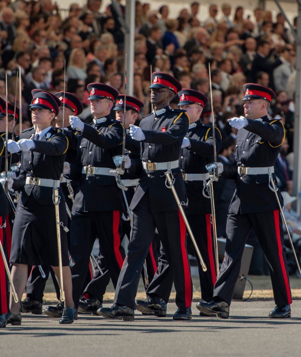 Ian Kagame is among cadets commissioned to the rank of Second Lieutenant. 