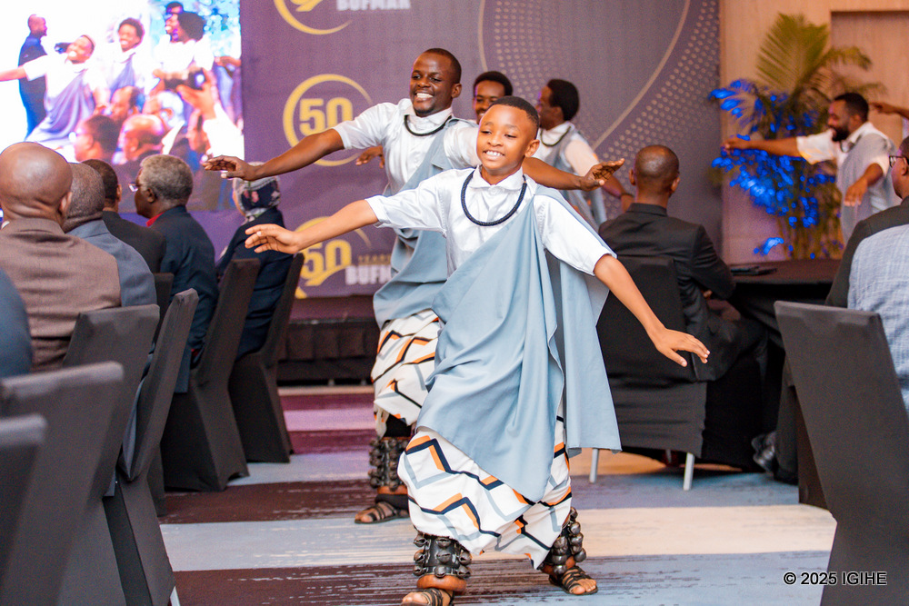 The celebration featured a lively performance by the Inyamibwa ballet.