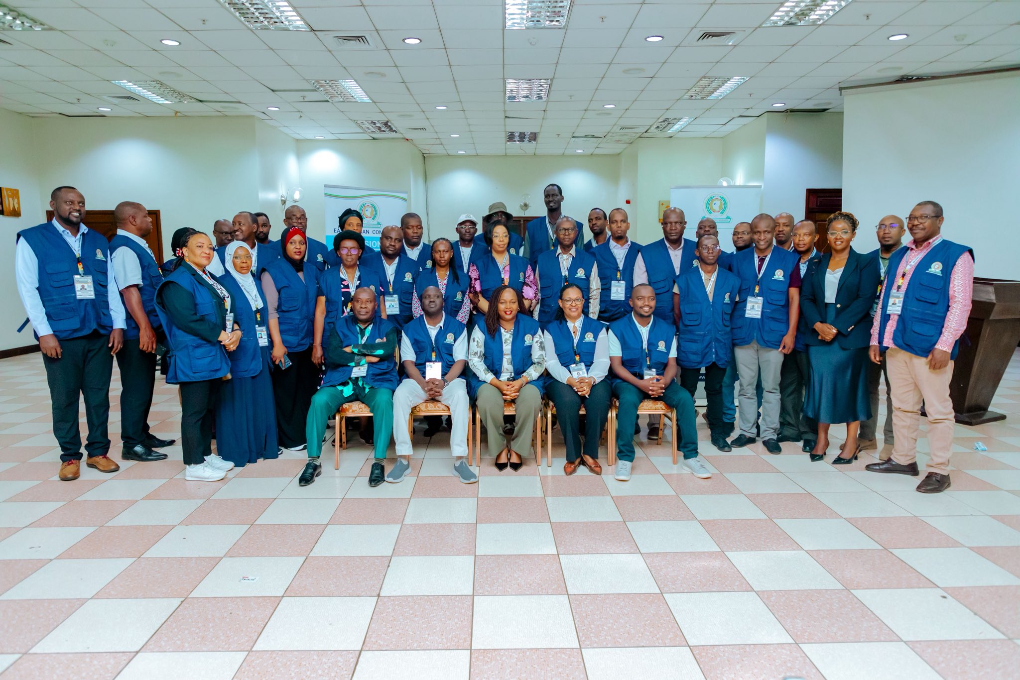 The mission comprises a delegation of 61 observers drawn from EAC Partner States and the EAC Secretariat.