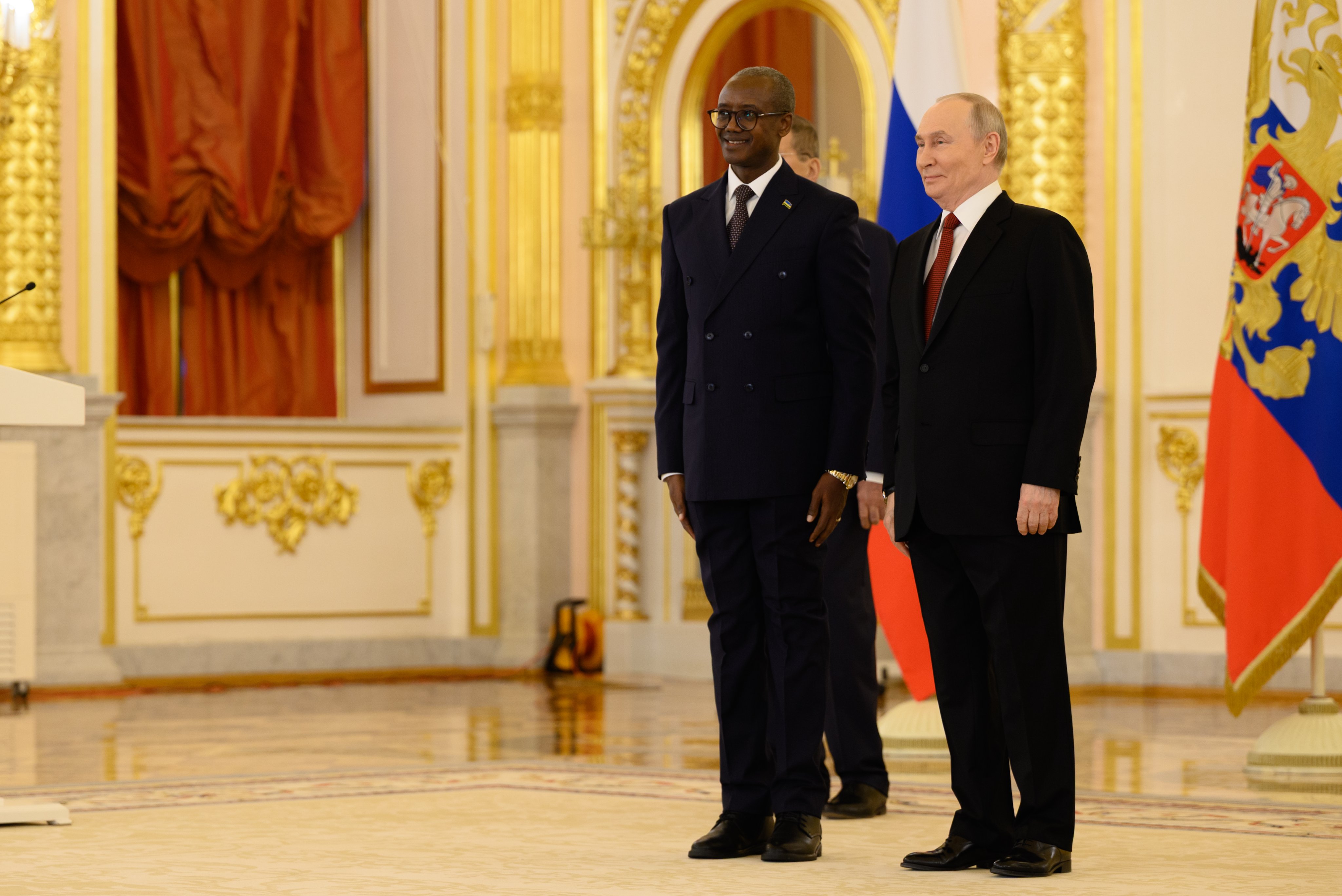 The event marked the start of the Rwandan envoy's diplomatic mission in Moscow and was attended by senior Russian officials and representatives of foreign diplomatic missions.