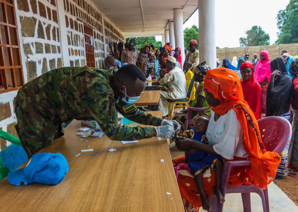The services provided included treatment for malaria, gastrointestinal, musculoskeletal, respiratory, pediatric, and gynecological conditions, as well as chronic disease screenings and health education.