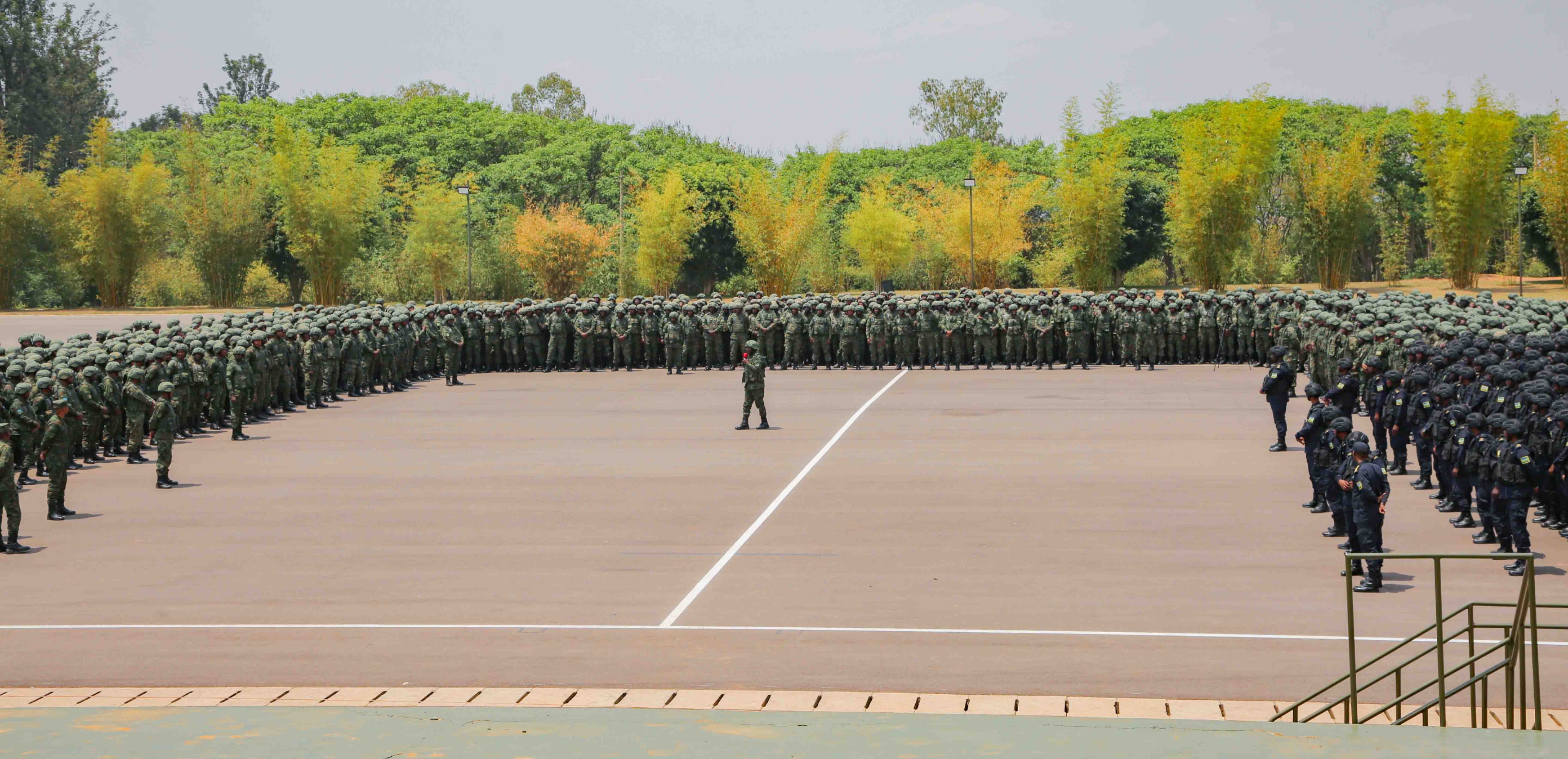 The contingent, made up of both army and police personnel, will relieve colleagues who have served in the insurgency-hit province over the past year.