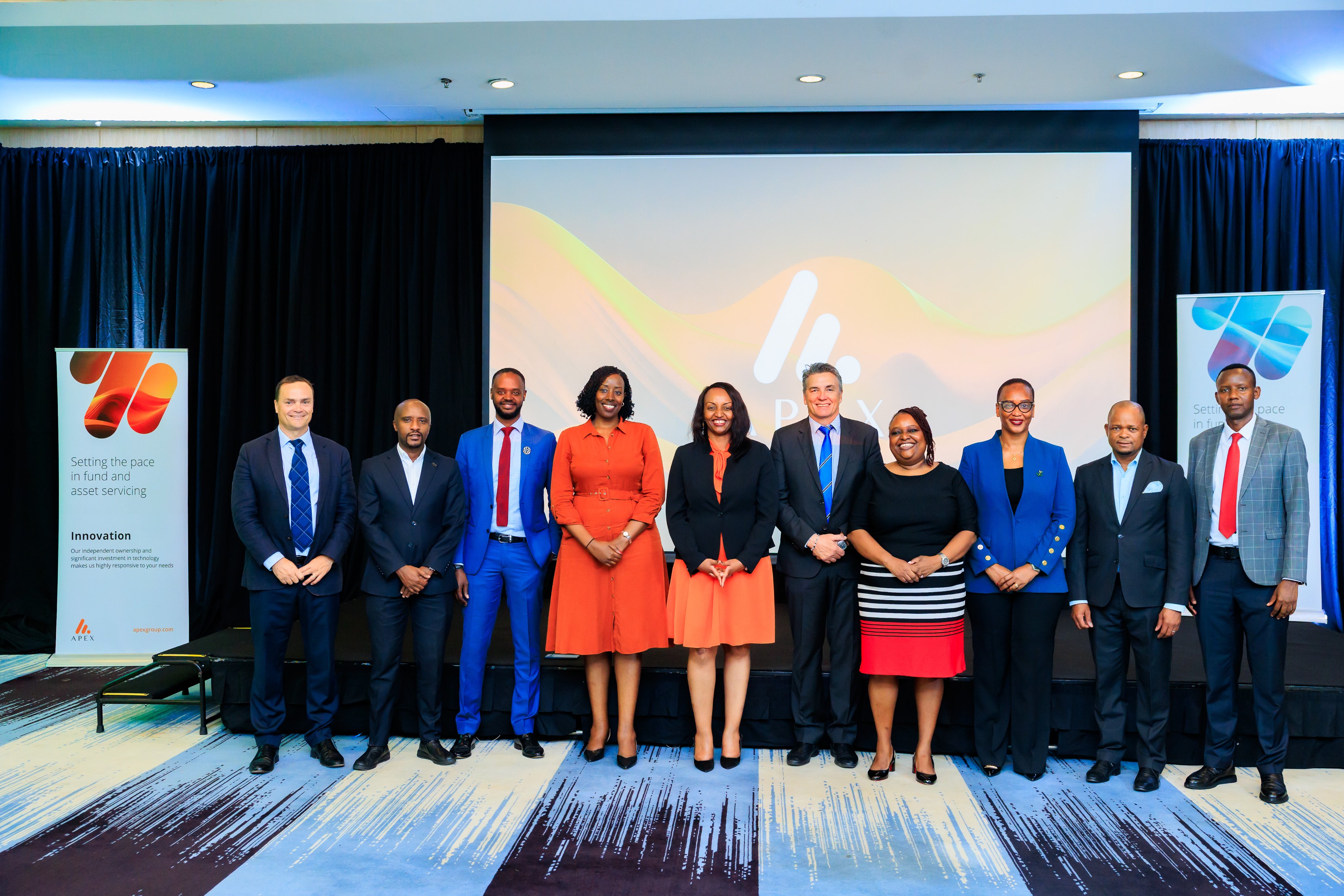 The launch event, held at the Marriott Hotel, brought together key stakeholders, including regulators, industry leaders, and Apex Group executives, to celebrate the company’s commitment to Rwanda and its role in supporting economic growth and innovation across East Africa.