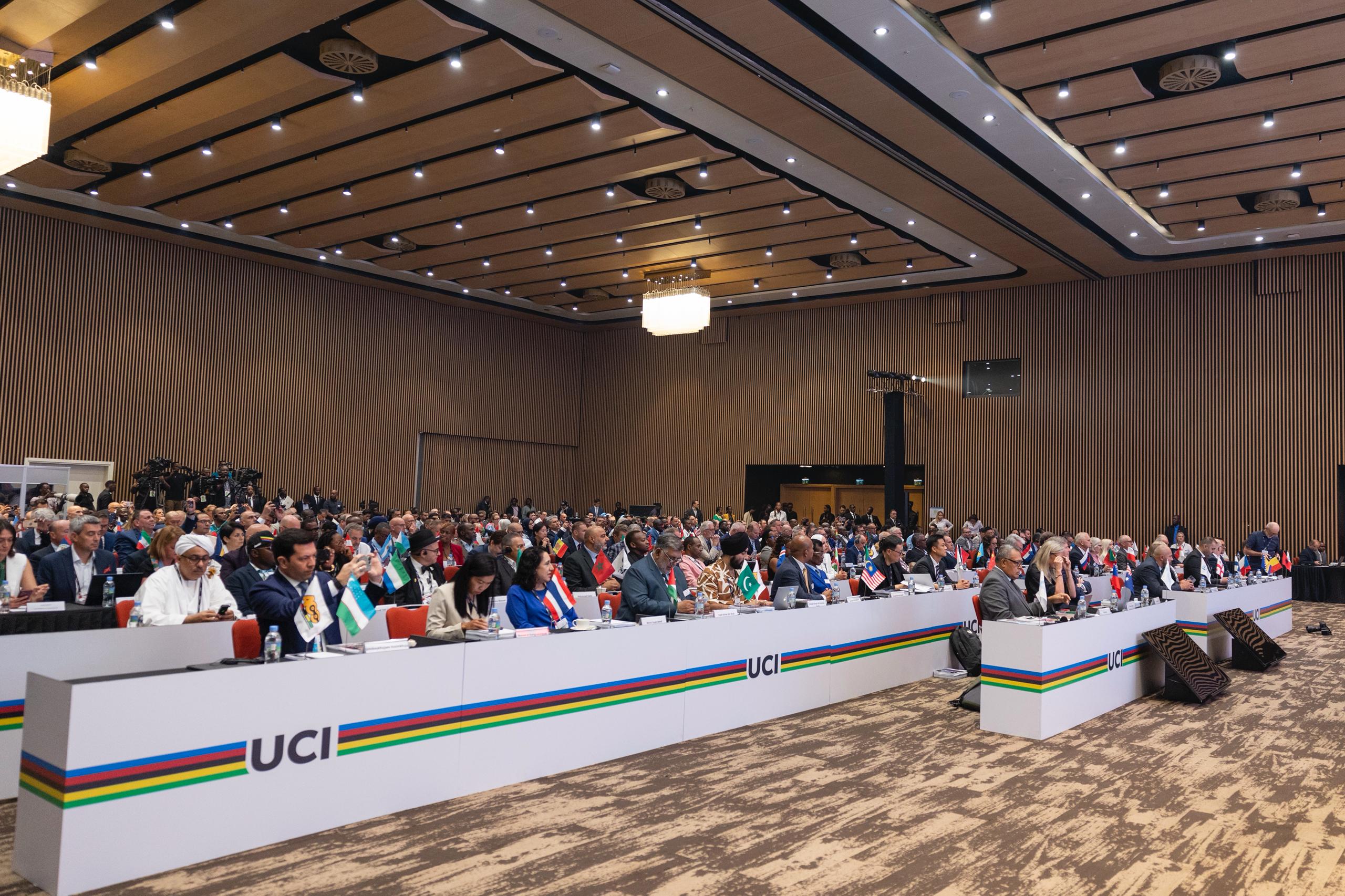 The congress brought together leaders from 132 national cycling federations.