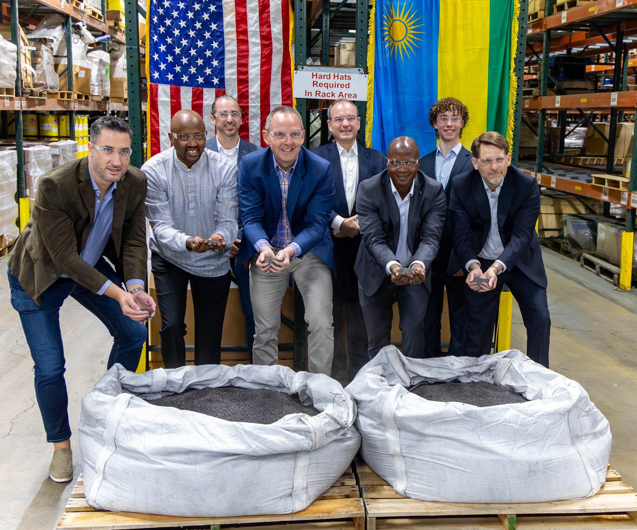 Rwanda has reached a historic milestone in its trade relations with the United States, with the first containers of tungsten from the Nyakabingo Mine arriving directly at Global Tungsten and Powders (GTP) in Towanda, Pennsylvania.