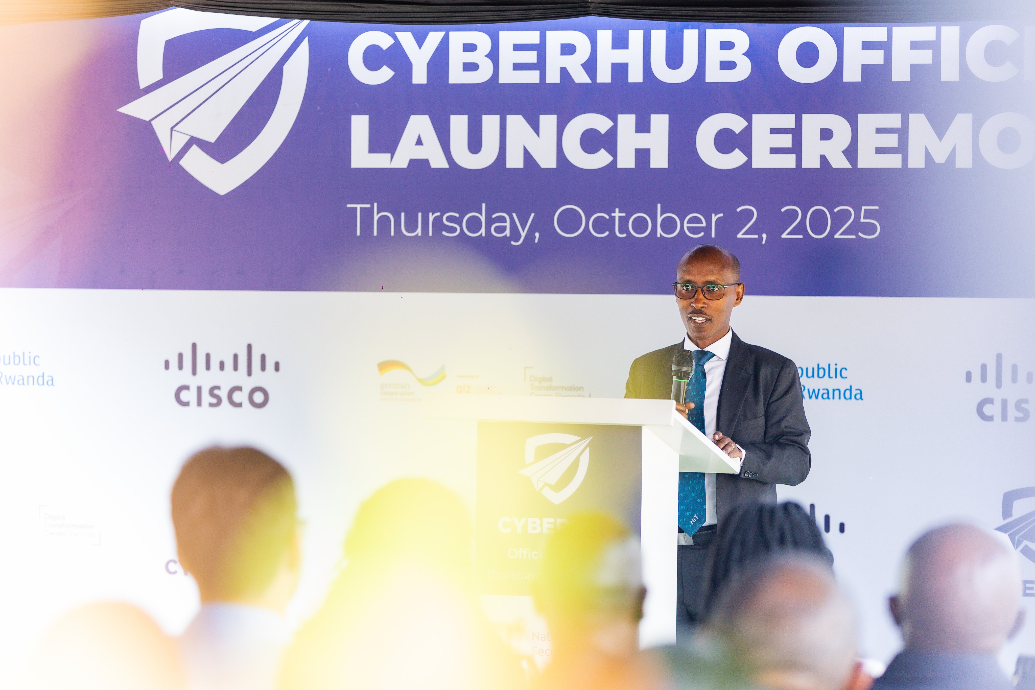 University of Rwanda Principal Dr. Ignace Gatare praised the hub for promoting practical skills and research, while Silvia Heer of the German Embassy highlighted its role in supporting national digital security as part of Rwanda’s broader development agenda.