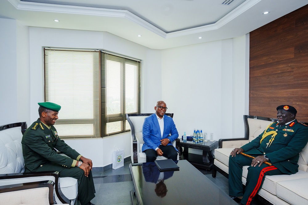 As part of his visit, Lieutenant General Cham visited RDF Headquarters on Monday, October 13, where he held meetings with the Minister of Defence, Juvenal Marizamunda, and the Chief of Defence Staff of the RDF, General MK Mubarakh.