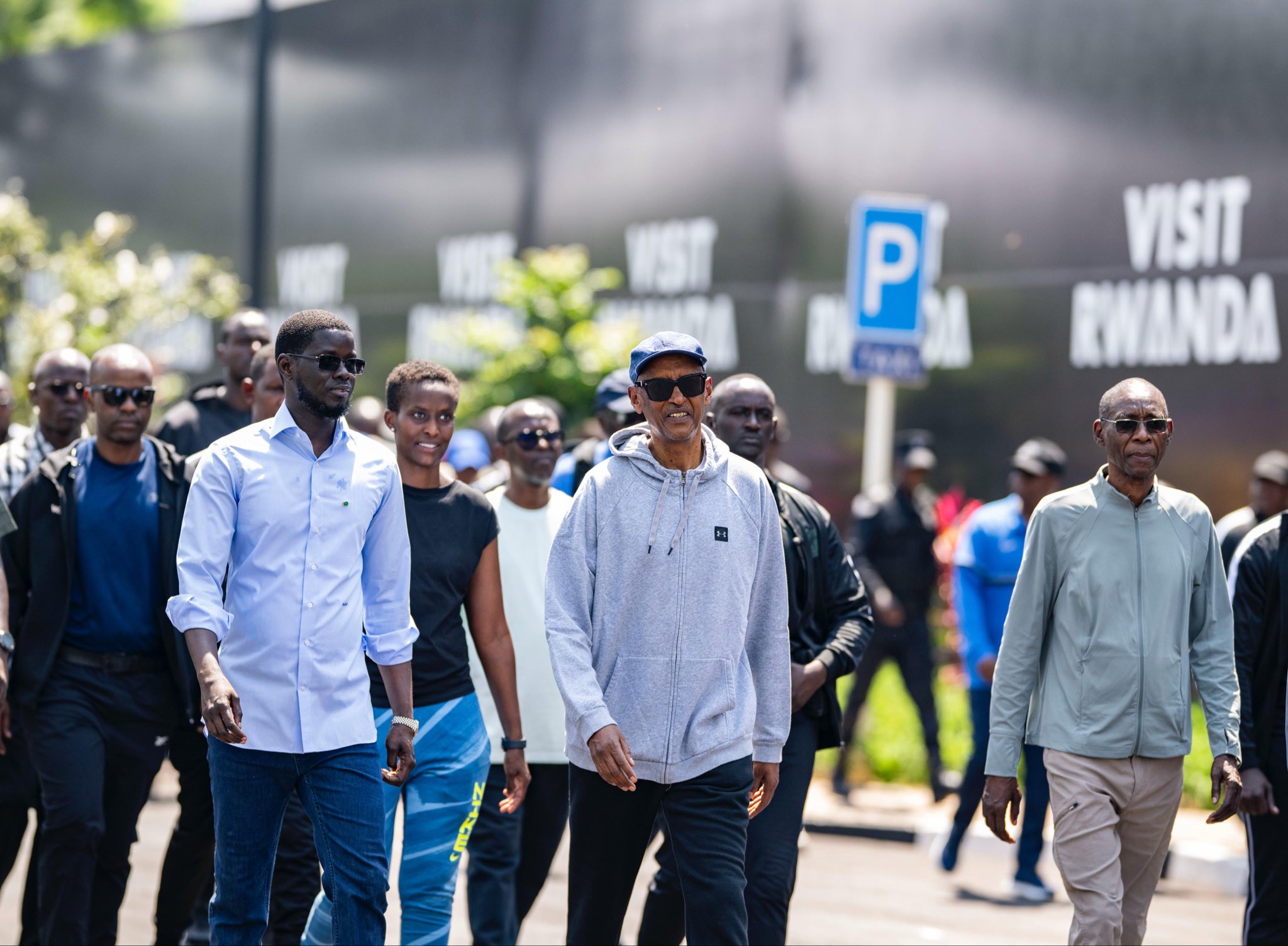 Earlier on Sunday, President Faye joined President Kagame for the monthly Car Free Day, a popular initiative promoting physical fitness and environmental sustainability.