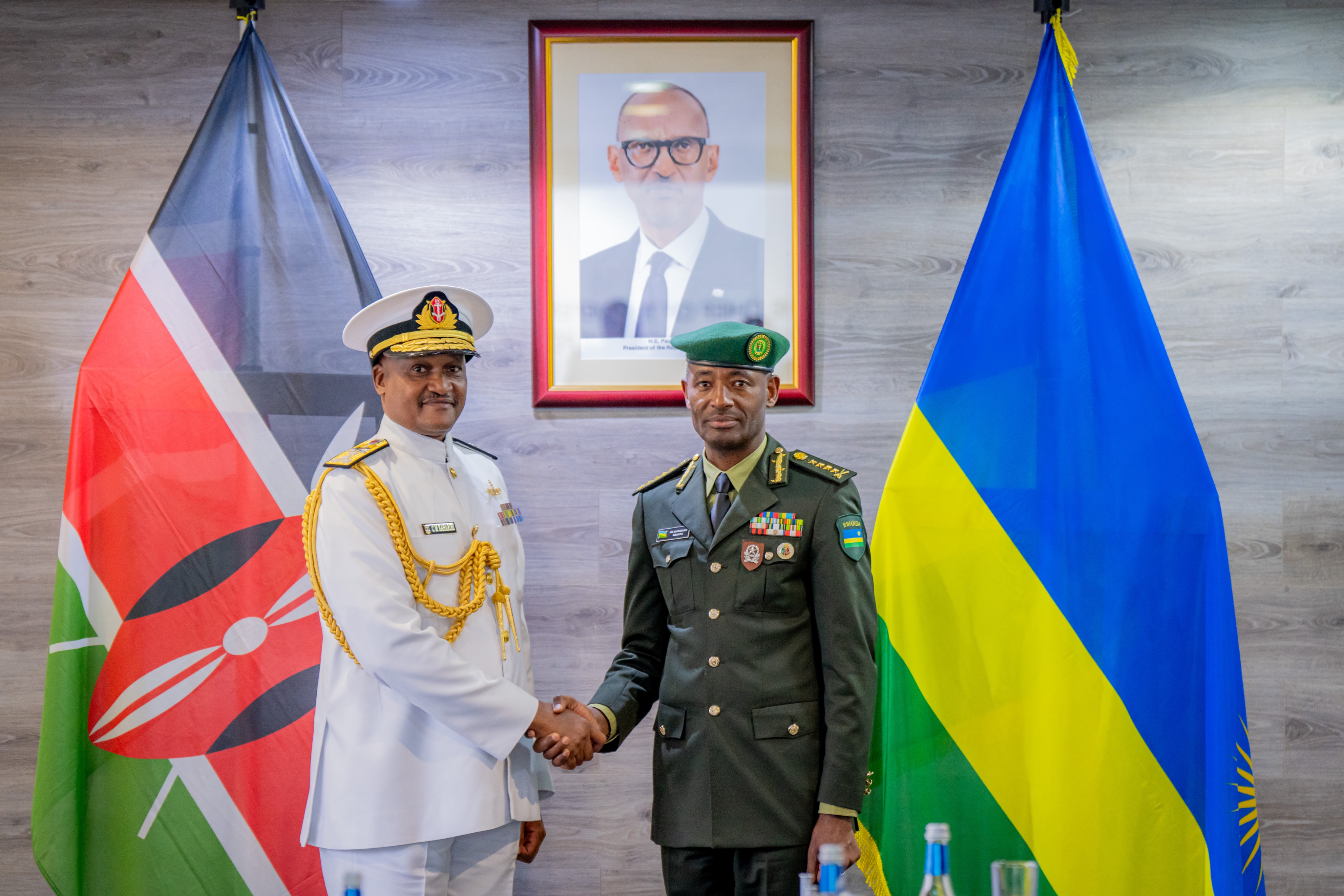 During the visit, the two sides held bilateral discussions to review the existing cooperation between Rwanda and Kenya, explore new areas of collaboration, and exchange views on regional defence and security matters.