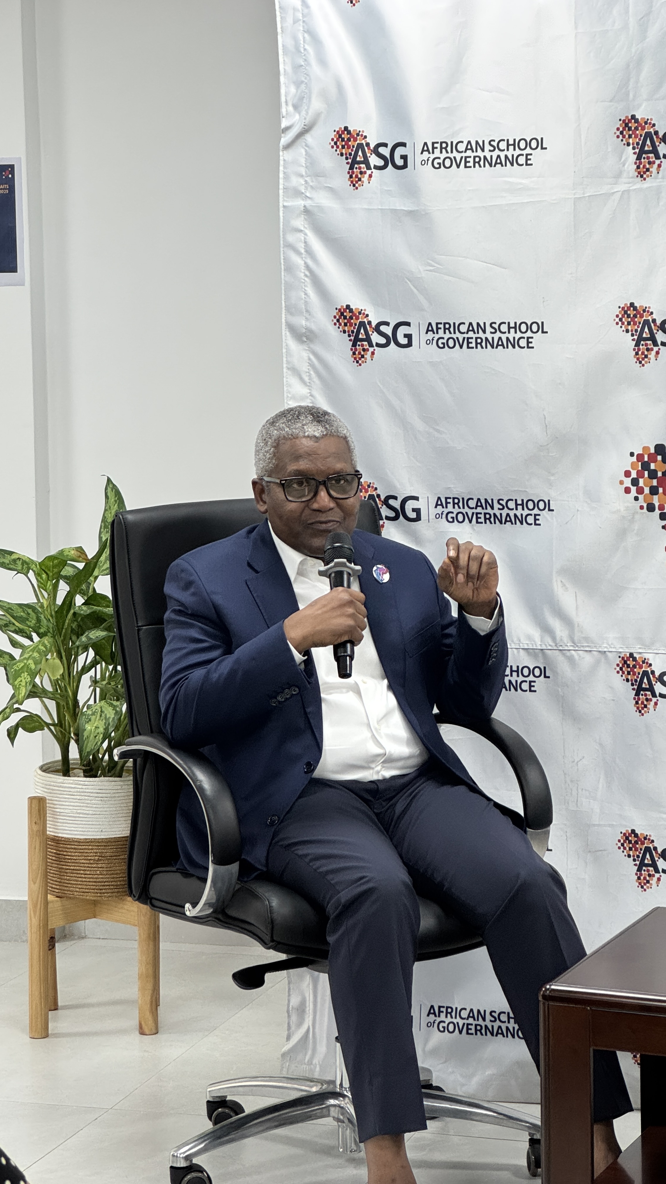Africa’s richest man, Aliko Dangote, has called for a new generation of purpose-driven leaders to steer the continent toward self-reliant development.