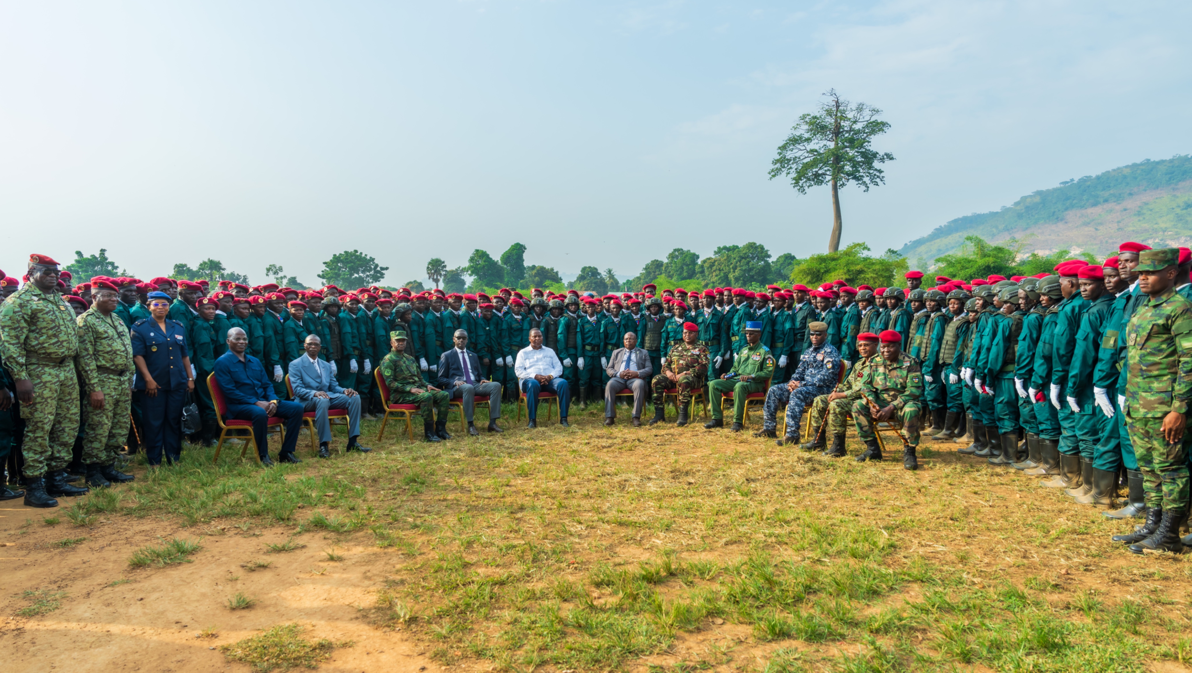 President Faustin Archange Touadéra applauded the newly enrolled soldiers for their commitment and resilience throughout the programme.