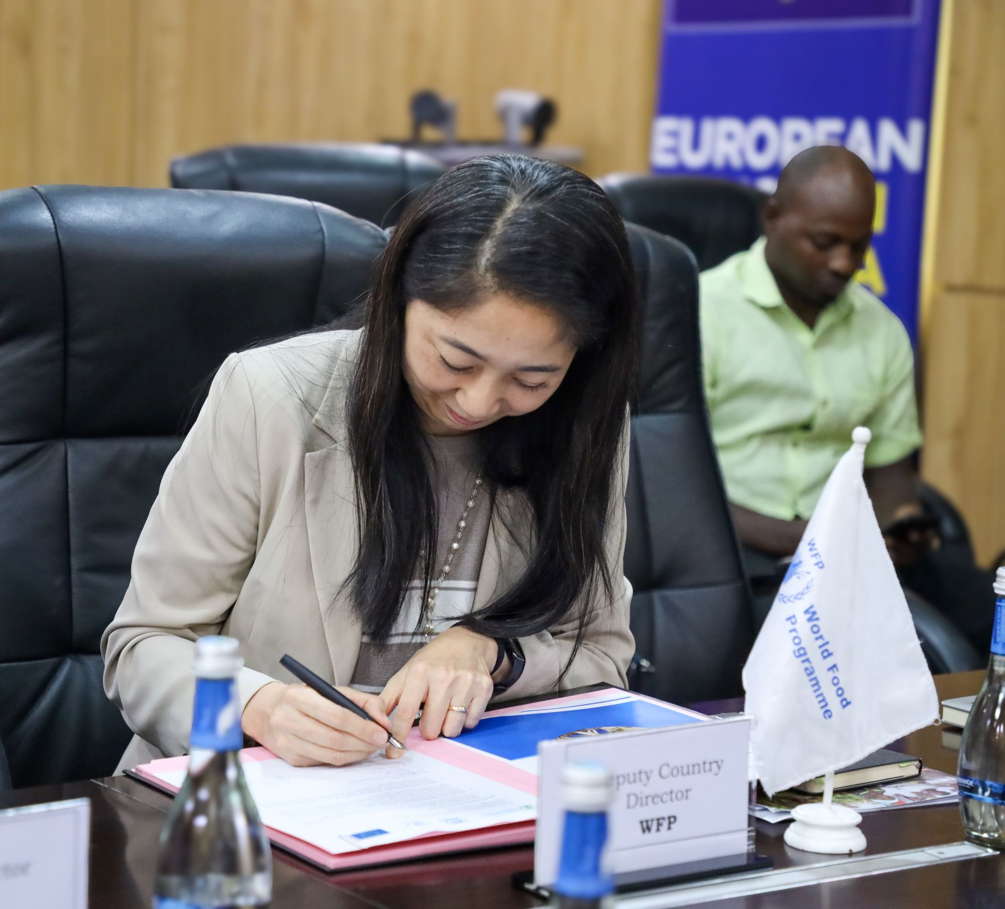 Andrea Bagnoli, WFP Country Director and Representative, said the initiative reflects a new era in how refugee support is approached in Rwanda.