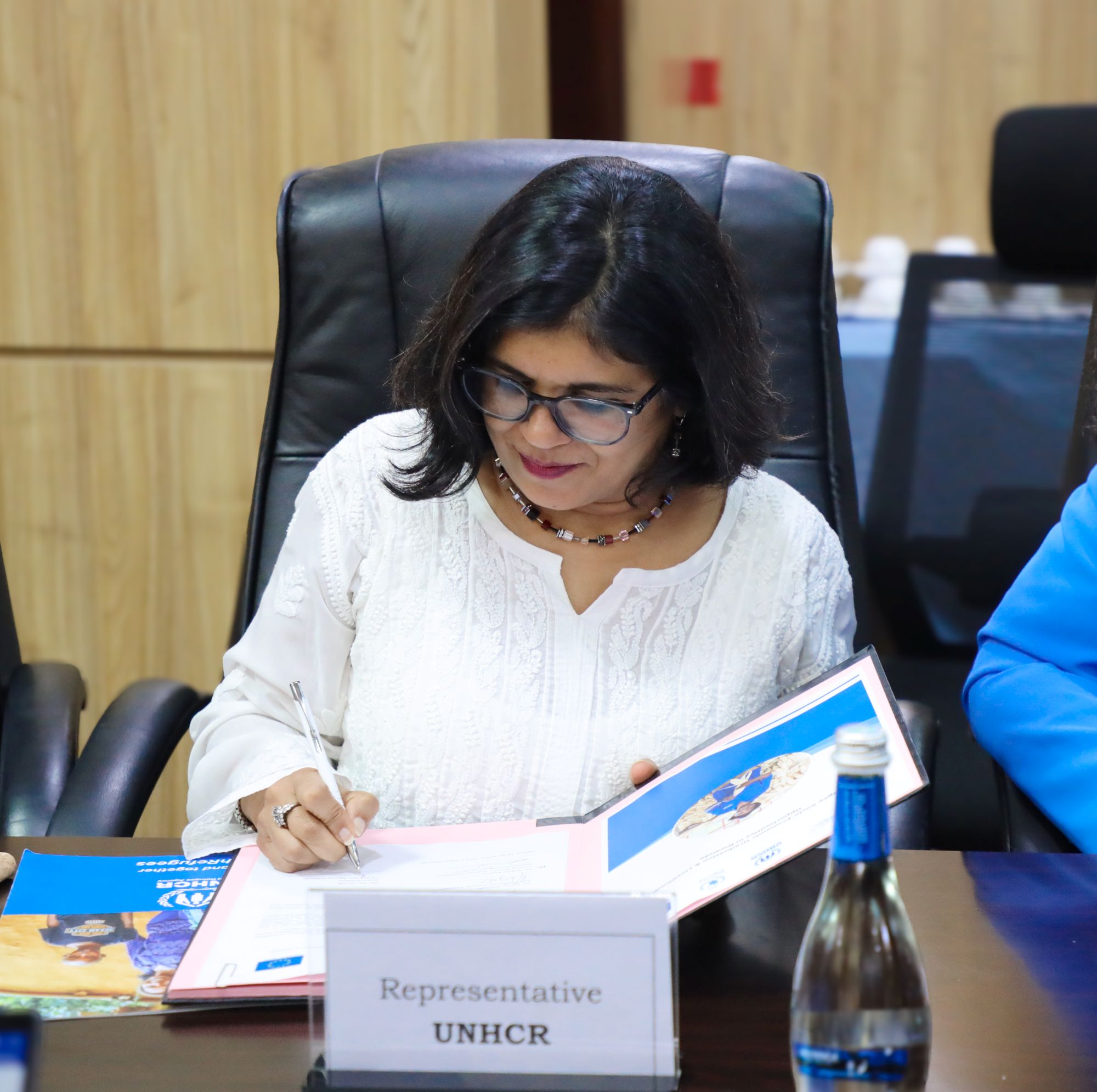 UNHCR Representative in Rwanda, Ritu Shroff, said the agreement reflects a shared belief in the potential of refugees and the communities that host them.