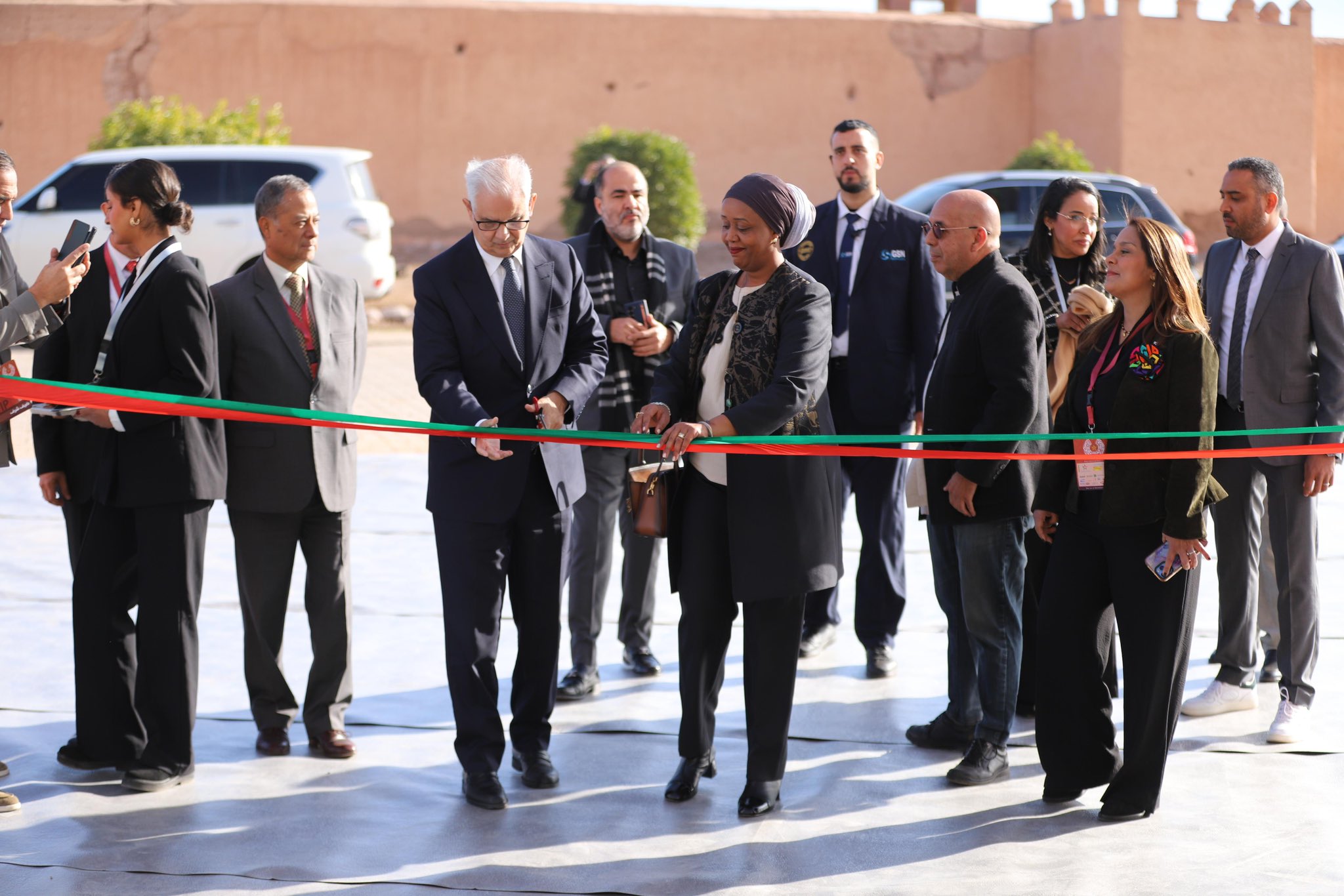 The event was inaugurated by Nizar Baraka, Morocco’s Minister of Equipment and Water, and Umutoni Shakilla, Rwanda’s Ambassador to Morocco.