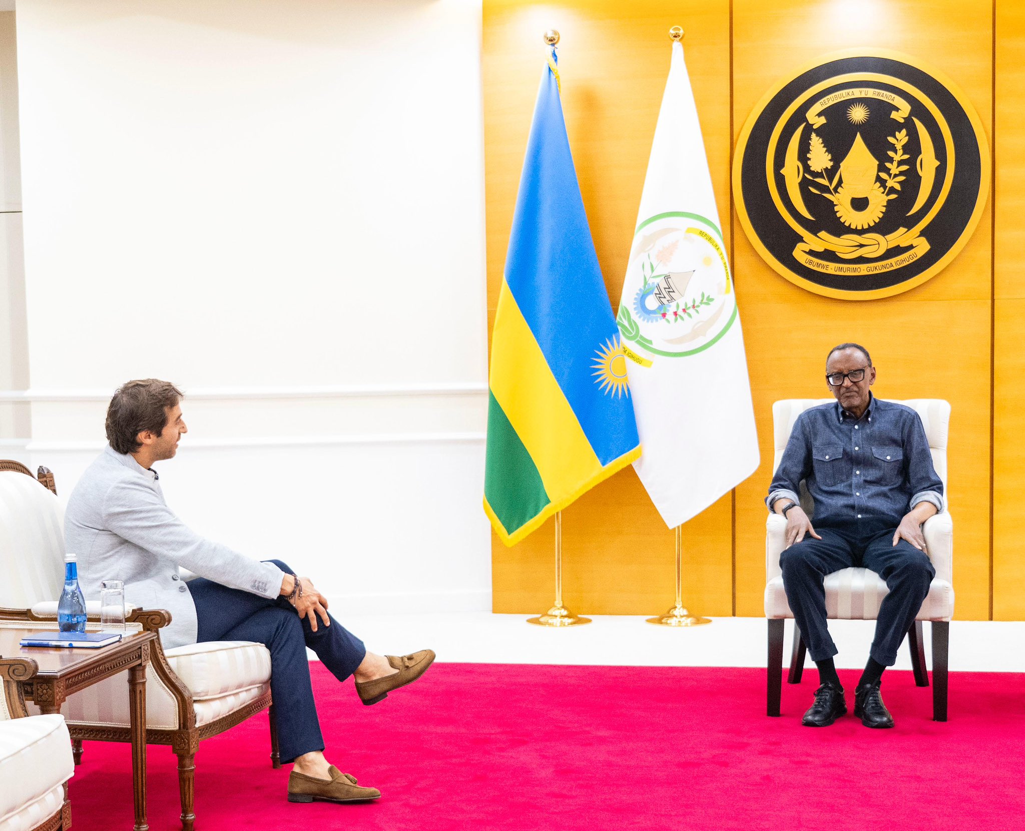 Flamini was also received by President Paul Kagame, with whom he discussed Rwanda’s long-term sustainability strategy, environmental protection efforts, and the country’s forward-looking approach to green growth.