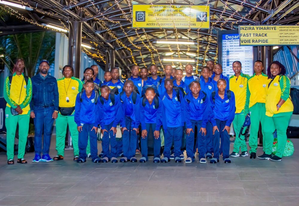 The teams left Kigali early on Thursday, December 4, 2025, ahead of the CAF African Schools Championship CECAFA Zonal Qualifiers.