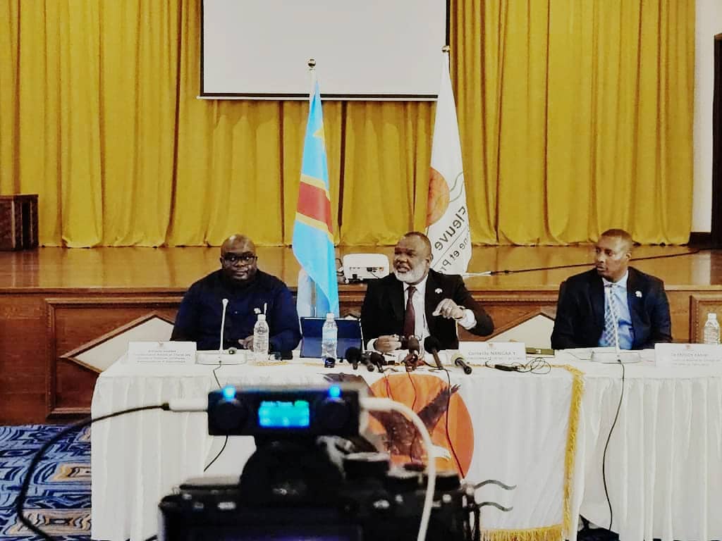 AFC/M23 political coordinator Corneille Nangaa addressed journalists in Goma on Tuesday, December 9, alongside senior M23 figures Bertrand Bisimwa and Freddy Kaniki, just hours after rebel forces made their deepest advance in South Kivu since February.