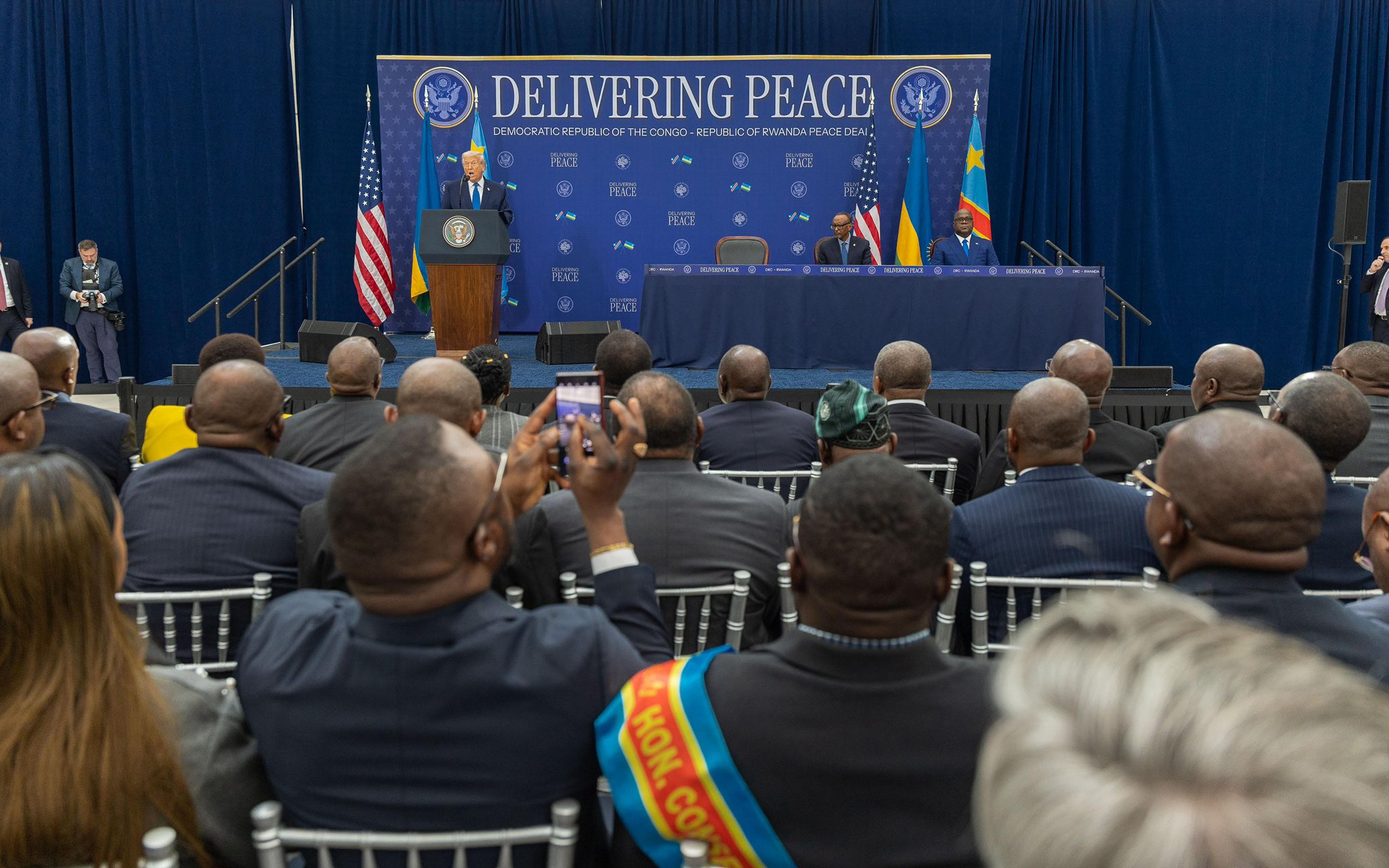 In his opening remarks, President Trump described the event as “a great day for Africa, a great day for the world, and a great day for these two countries.”