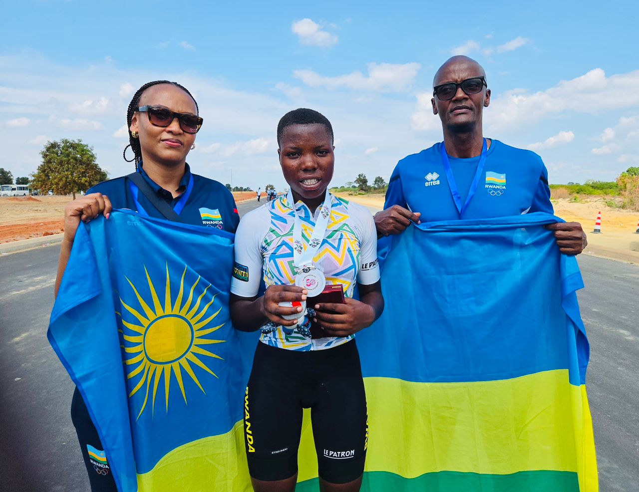 Rwandan cyclist Donatha Akimana claimed Silver in the time trial and Bronze in the road race, marking a standout performance for Rwanda.