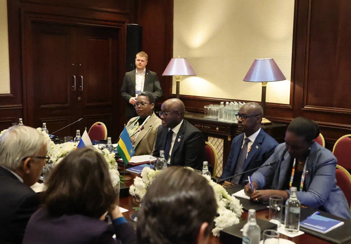 Minister Nduhungirehe welcomed the discussions, describing the meeting as constructive and expressing satisfaction with the growing Russia–Africa Partnership Forum.