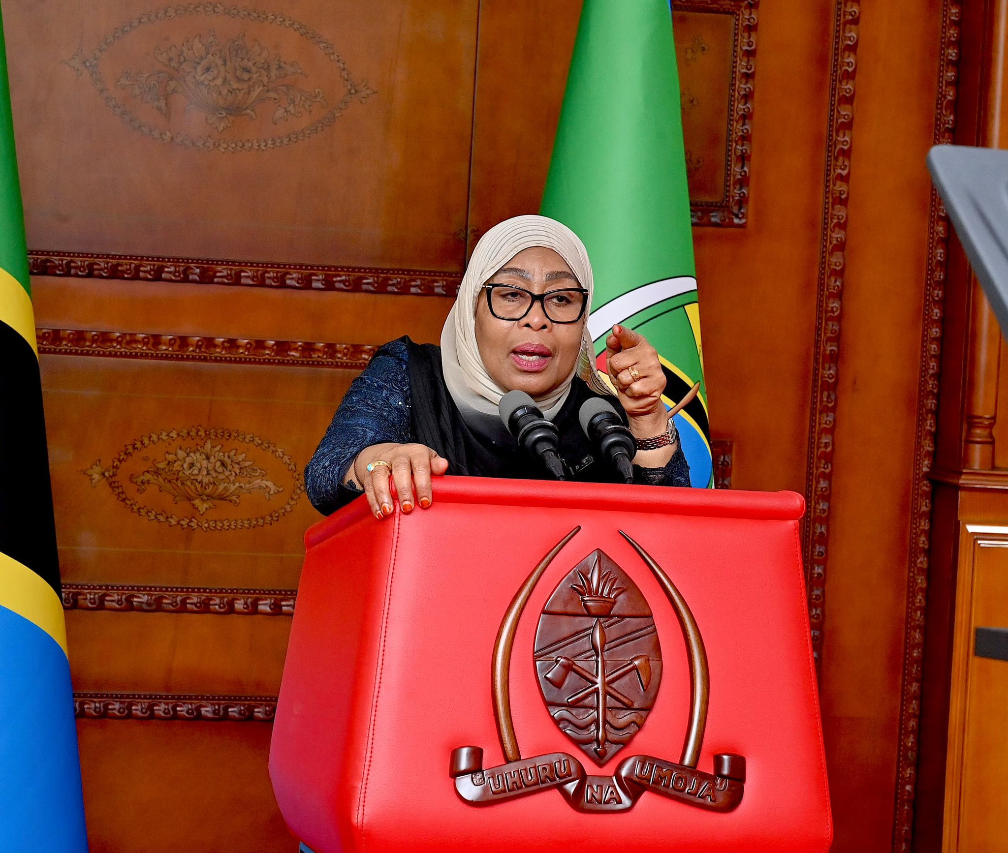 Tanzanian President Samia Suluhu Hassan on Wednesday night reaffirmed the government's commitment to national unity, reconciliation, and economic stability following unrest that erupted during the country's general elections on October 29.