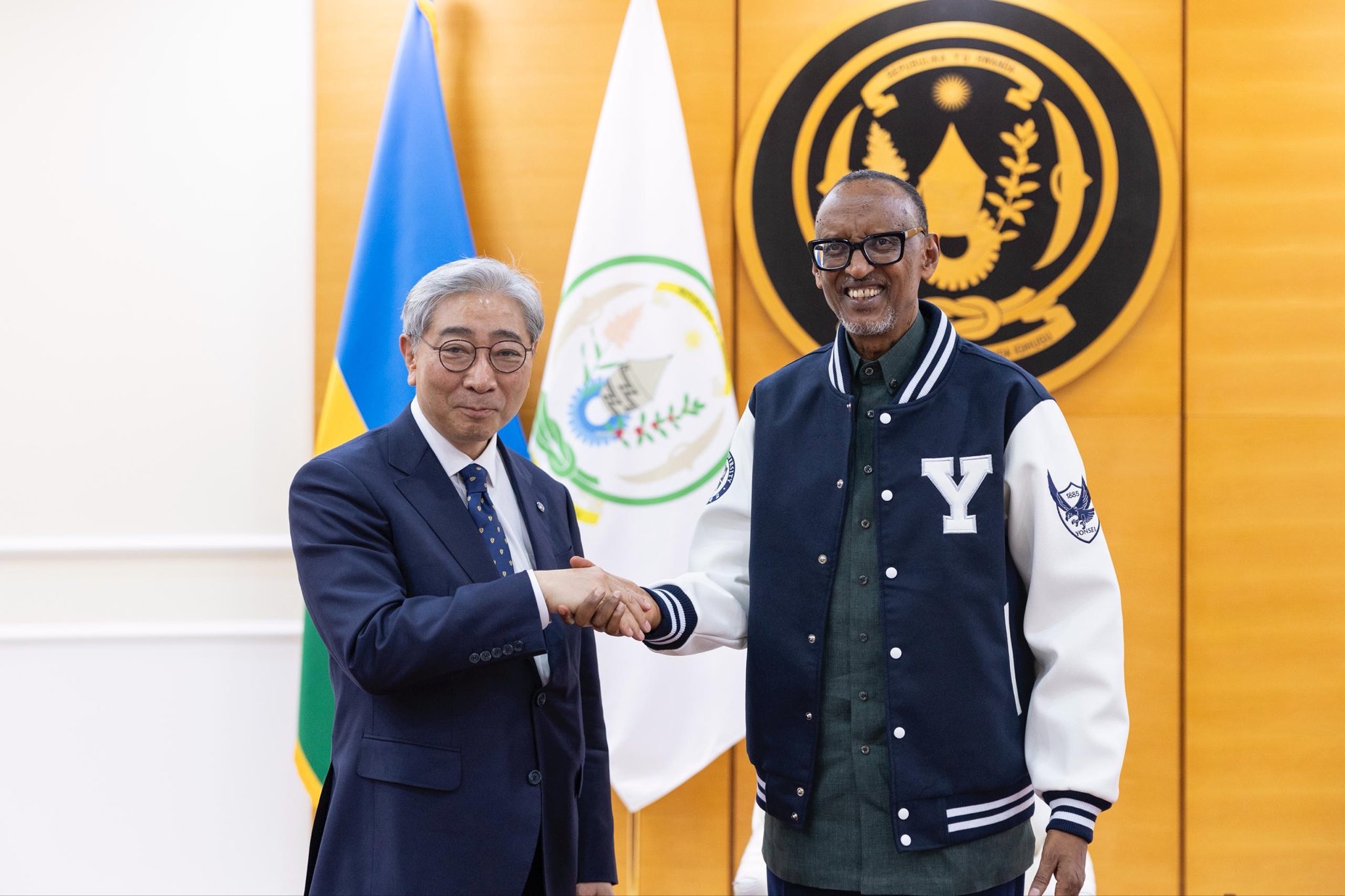 The delegation was led by Prof. Dong-Sup Yoon, President of Yonsei University.