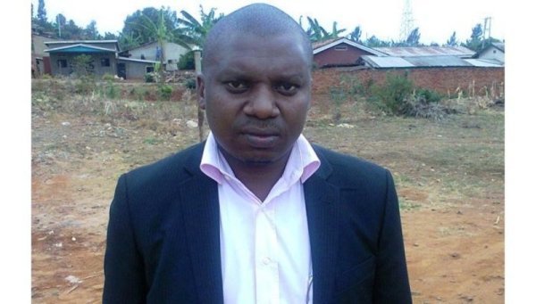 The executive secretary of Karengera sector, Mutuyimana Gabriel,