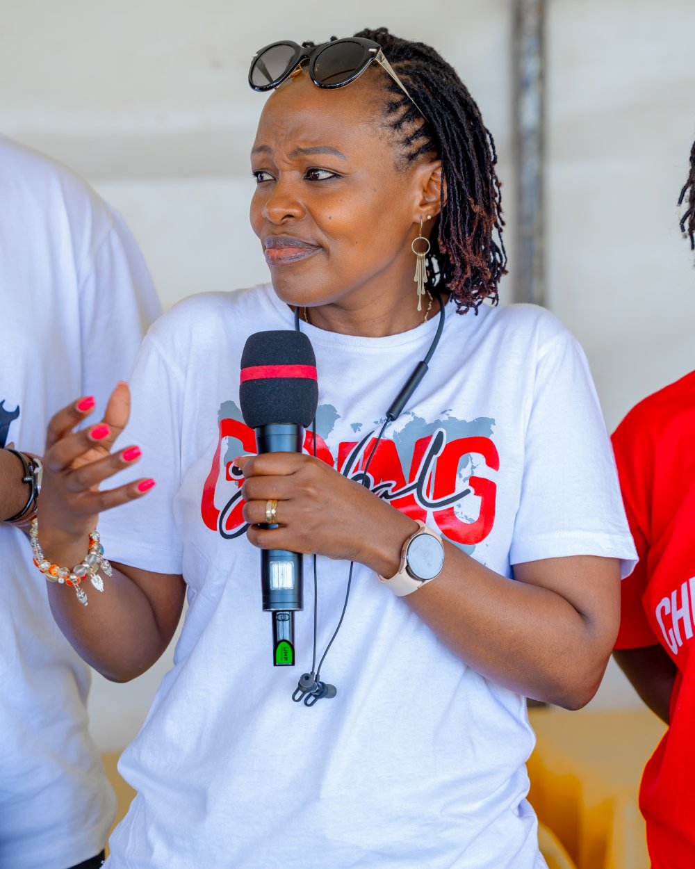 Rucyahana Joy thanked the residents who participated in the blood donation event and encouraged them to inspire others who may not yet understand its importance.