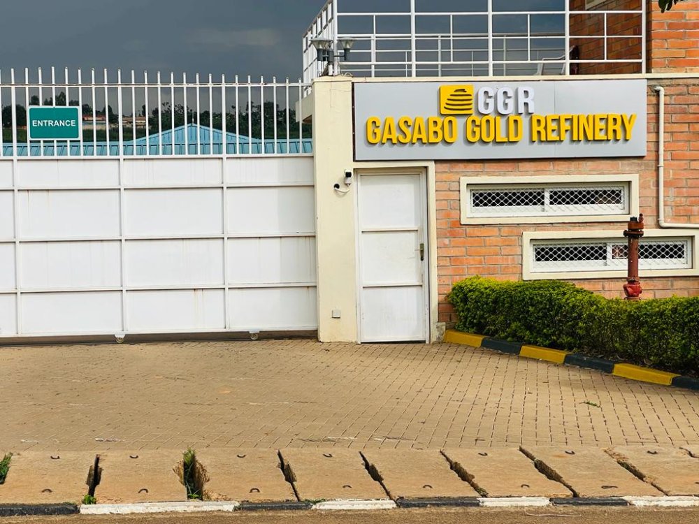 The Gasabo Gold Refinery processes 28.8 tons of gold annually.