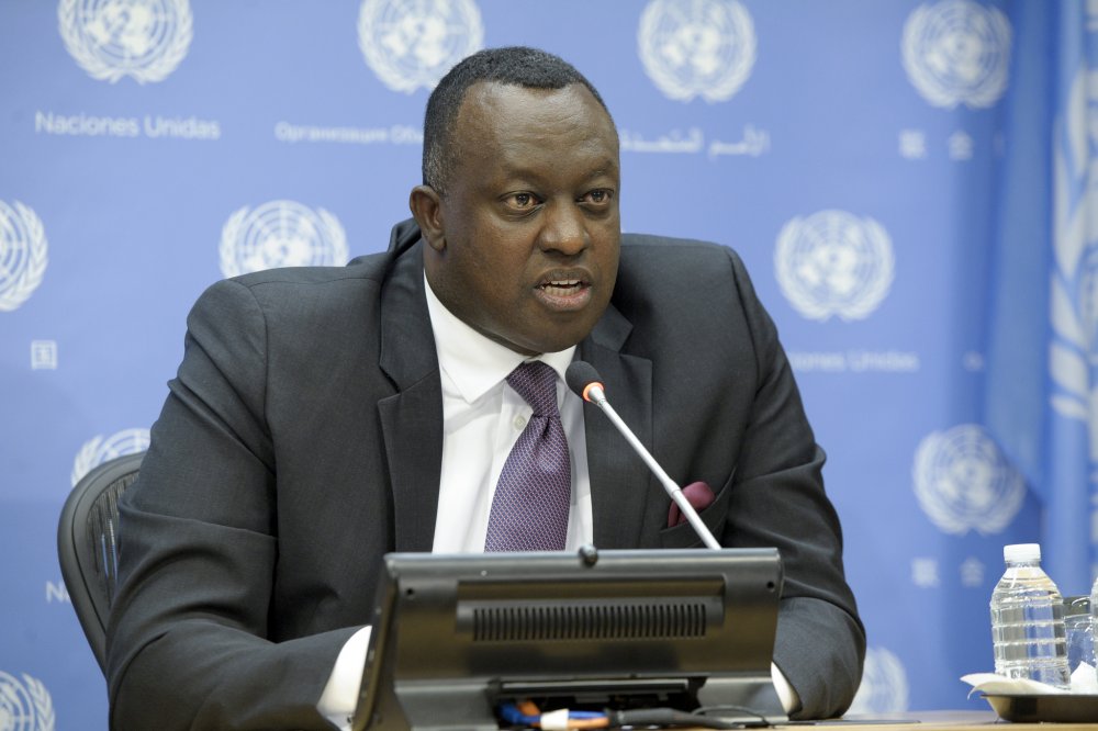Eugène-Richard Gasana, the former Rwanda’s ambassador to the United Nations.