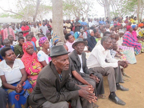 Bugesera residents attending the meeting with parliamentarians on September 15th,2016