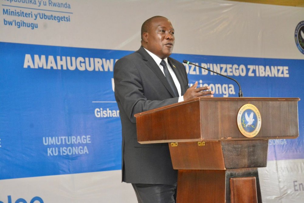 Minister Gatabazi has urged district councillors to model virtues.  