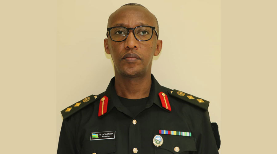 Colonel Francis Regis Gatarayiha will be serving as the Acting Head of Military Intelligence in RDF. 
