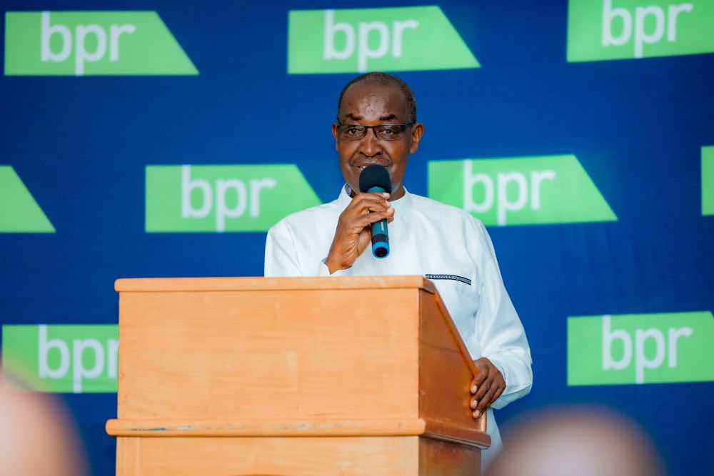 Laurent Gatera from Huye District, a client of BPR since 1980, reflected on how the bank was once the only institution reaching people across the country and urged its leadership to continue meeting customers’ needs.  