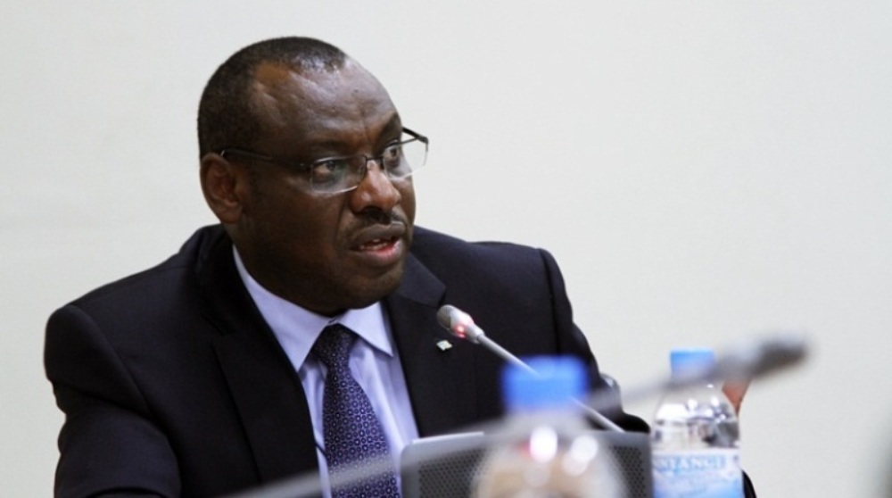 The Minister of Finance and Economic Planning, Amb. Gatete Claver