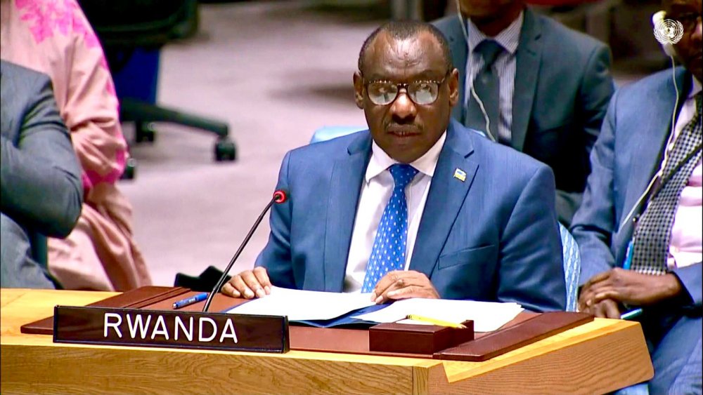 Amb. Gatete said that the quest for lasting peace in Eastern DRC cannot be achieved by spreading a dangerous and false narrative. 