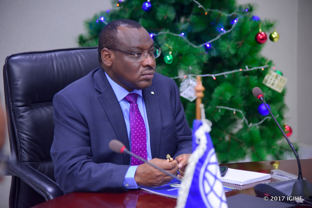 The Minister of Finance and Economic Planning, Amb. Claver Gatete
