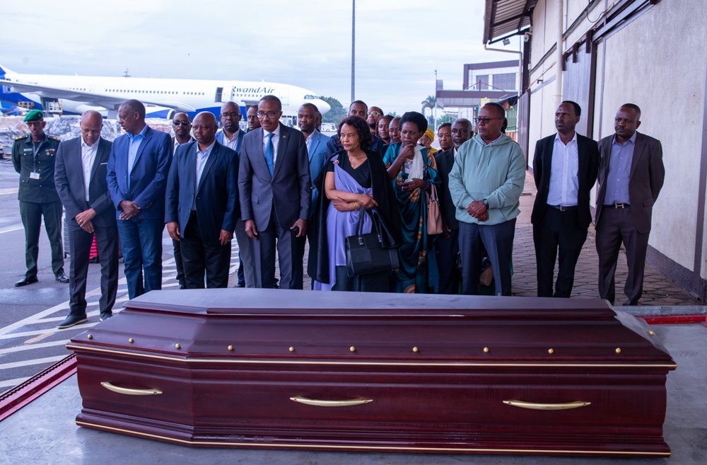 Body of Gen (Rtd) Marcel Gatsinzi was flown to Rwanda on Sunday.