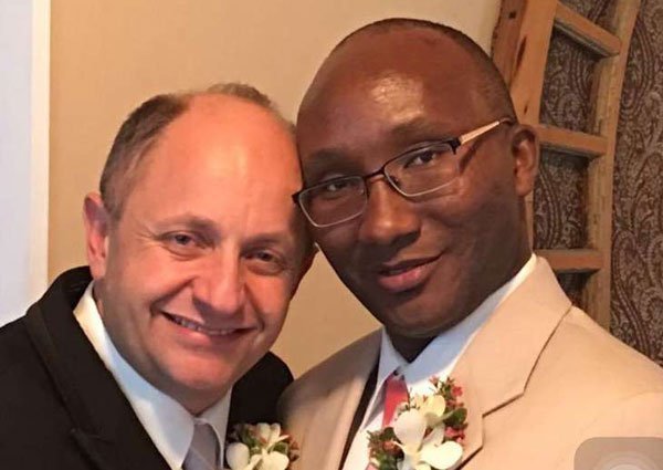 Mr Ben Gitau (right) and Mr Steve Damelin got married at Ann Arbor, in Michigan, USA, on May 21, 2016.