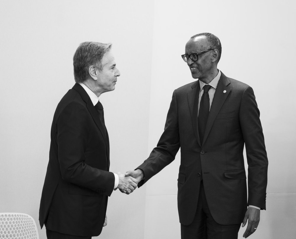 President Paul Kagame and US Secretary of State Antony Blinken, on Tuesday, January 16, met on the sidelines of the World Economic Forum in Davos, Switzerland.