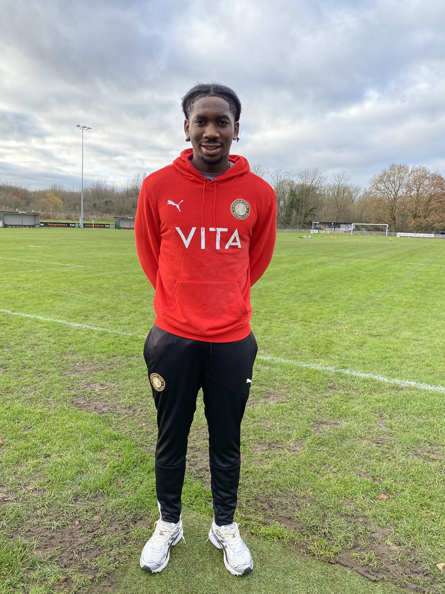 Collins Kagame joined Stockport Town FC from Hyde United, where he spent six months, making five league appearances during the 2024/25 season.