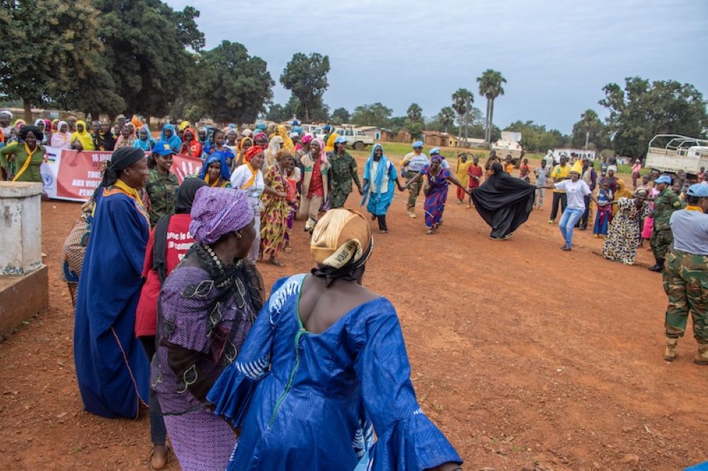 The 16-day campaign against Gender-Based Violence (GBV) was launched in Bria, Haute-Kotto Prefecture, CAR.