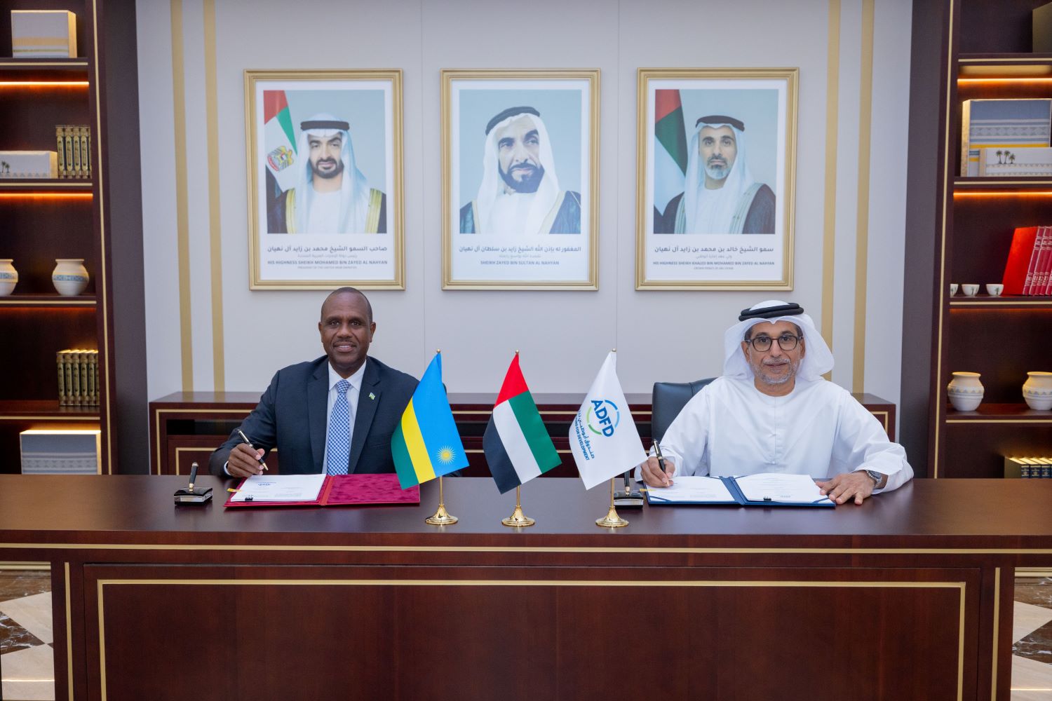 The loan agreement was signed by Mohamed Saif Al Suwaidi, Director General of ADFD, and John Mirenge, Ambassador of Rwanda to the UAE, during a ceremony attended by senior officials from both sides on Wednesday, December 11, 2024.